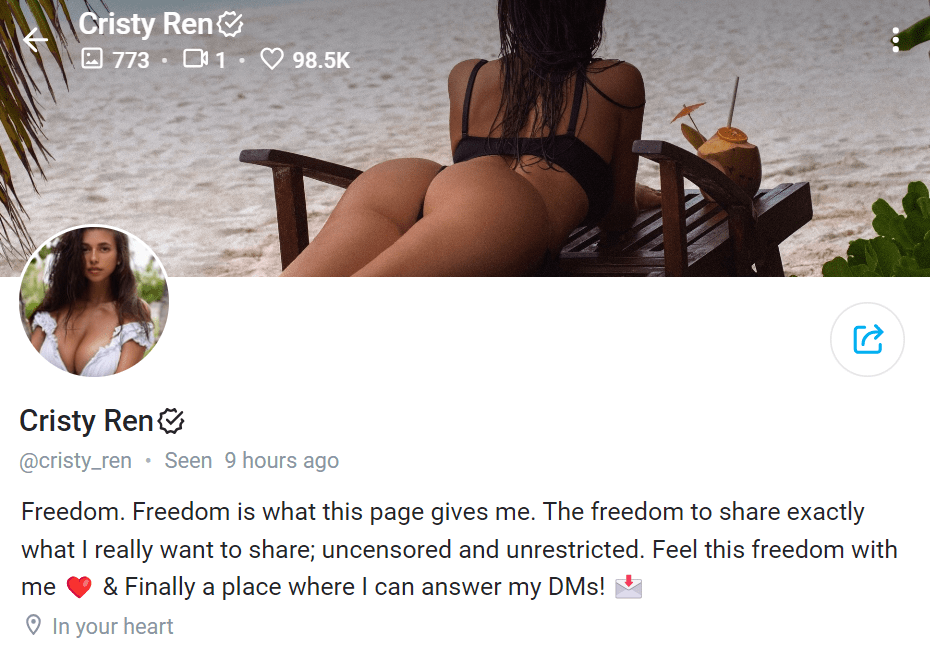 продвижение Onlyfans - Оформление био